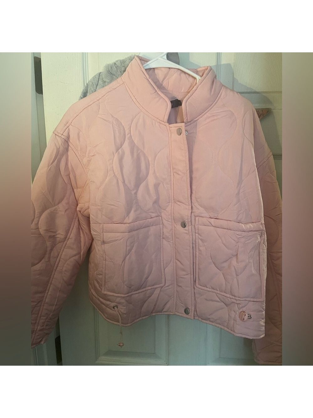 Merokeety Coat Pink Cropped Small NWT